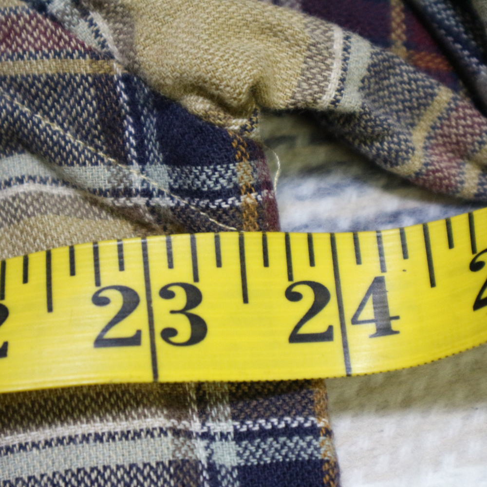 VTG NAUTICA Plaid Long Sleeve Button Shirt Sz Med Men - Picture 7 of 8